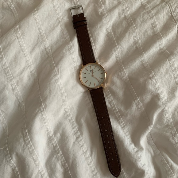 Classic Watch with Gold hardware and Brown Straps - Picture 1 of 2